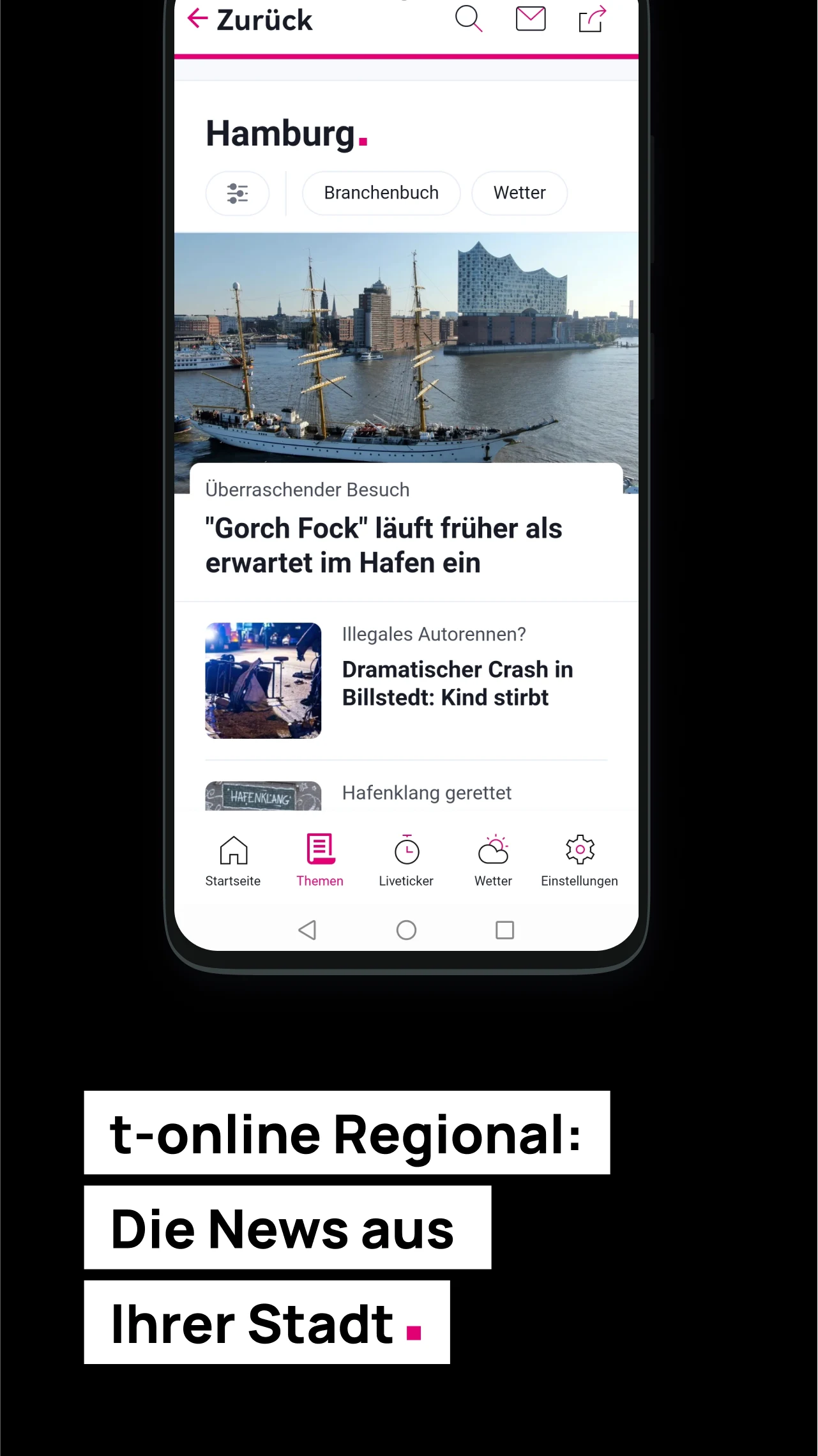 t-online - Nachrichten screenshot