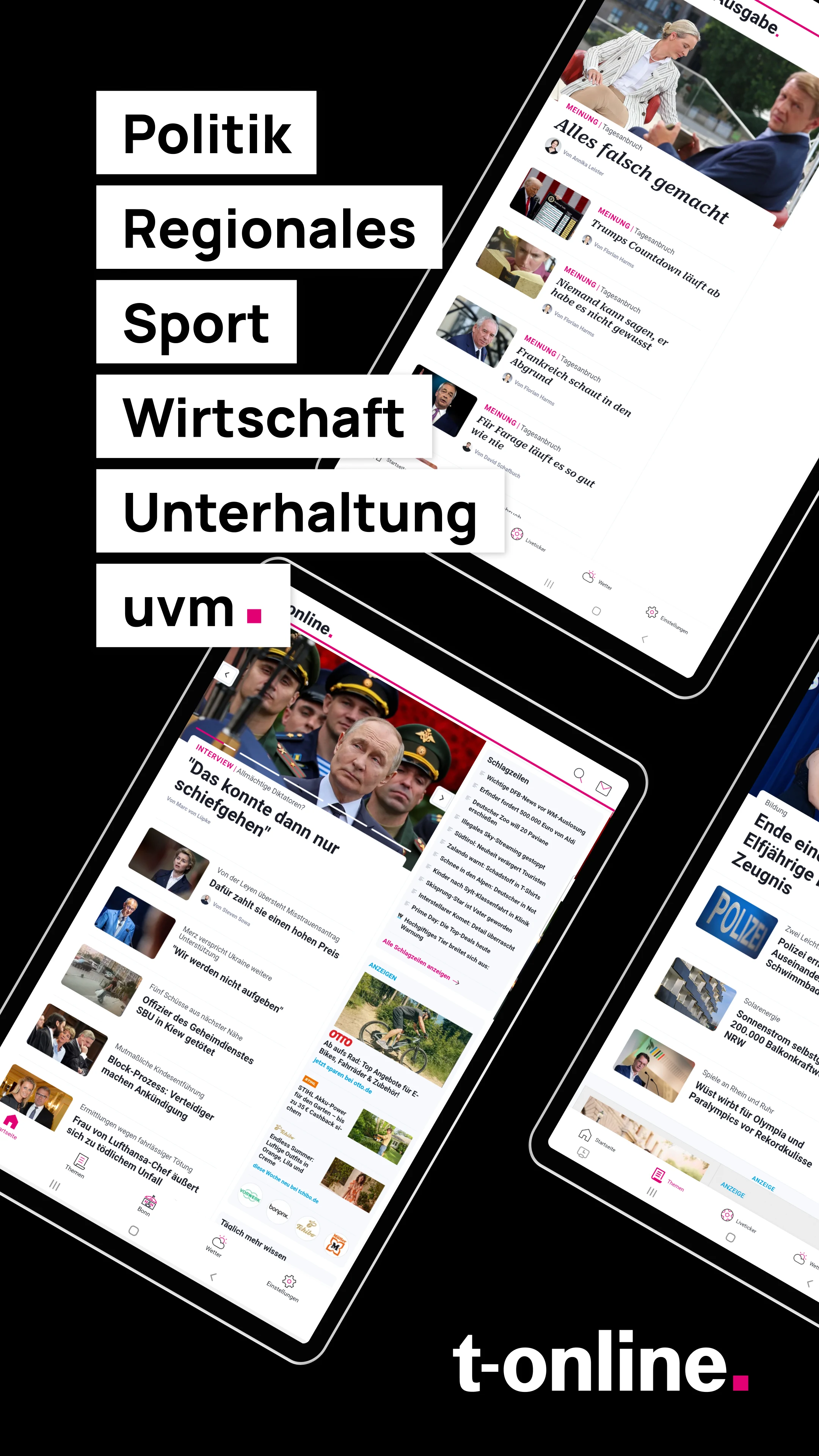 t-online - Nachrichten screenshot