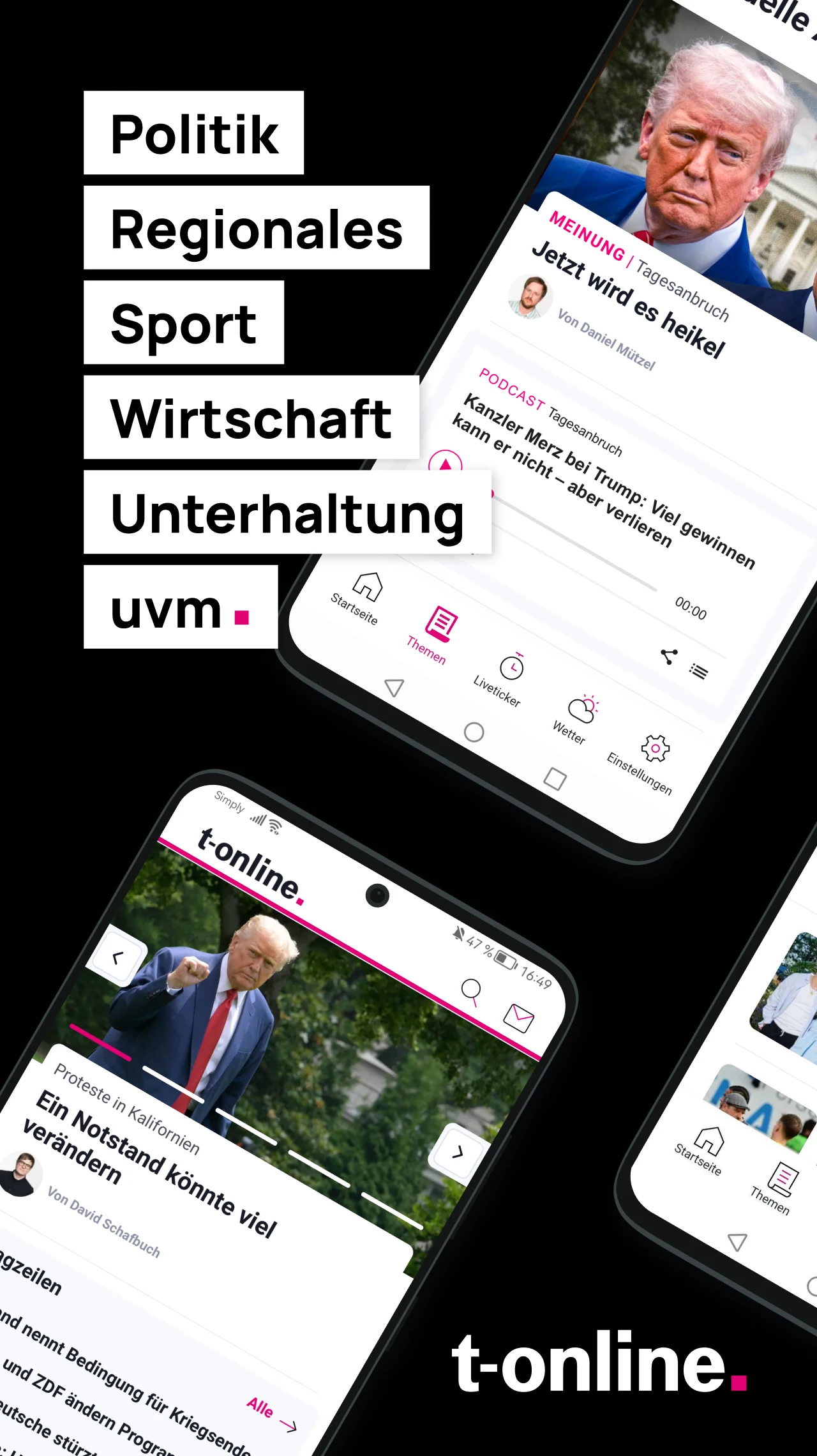 t-online - Nachrichten screenshot